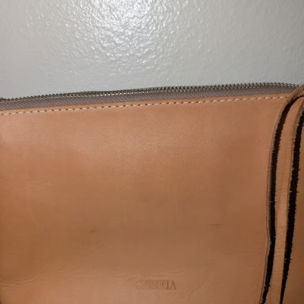 Consuela Beige Crossbody Bag with Colorful Strap - Picture 5 of 8